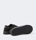 Fendi Fendi Match FF Zucca suede-trimmed sneakers