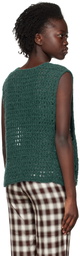 Bode Green Side Tie Vest