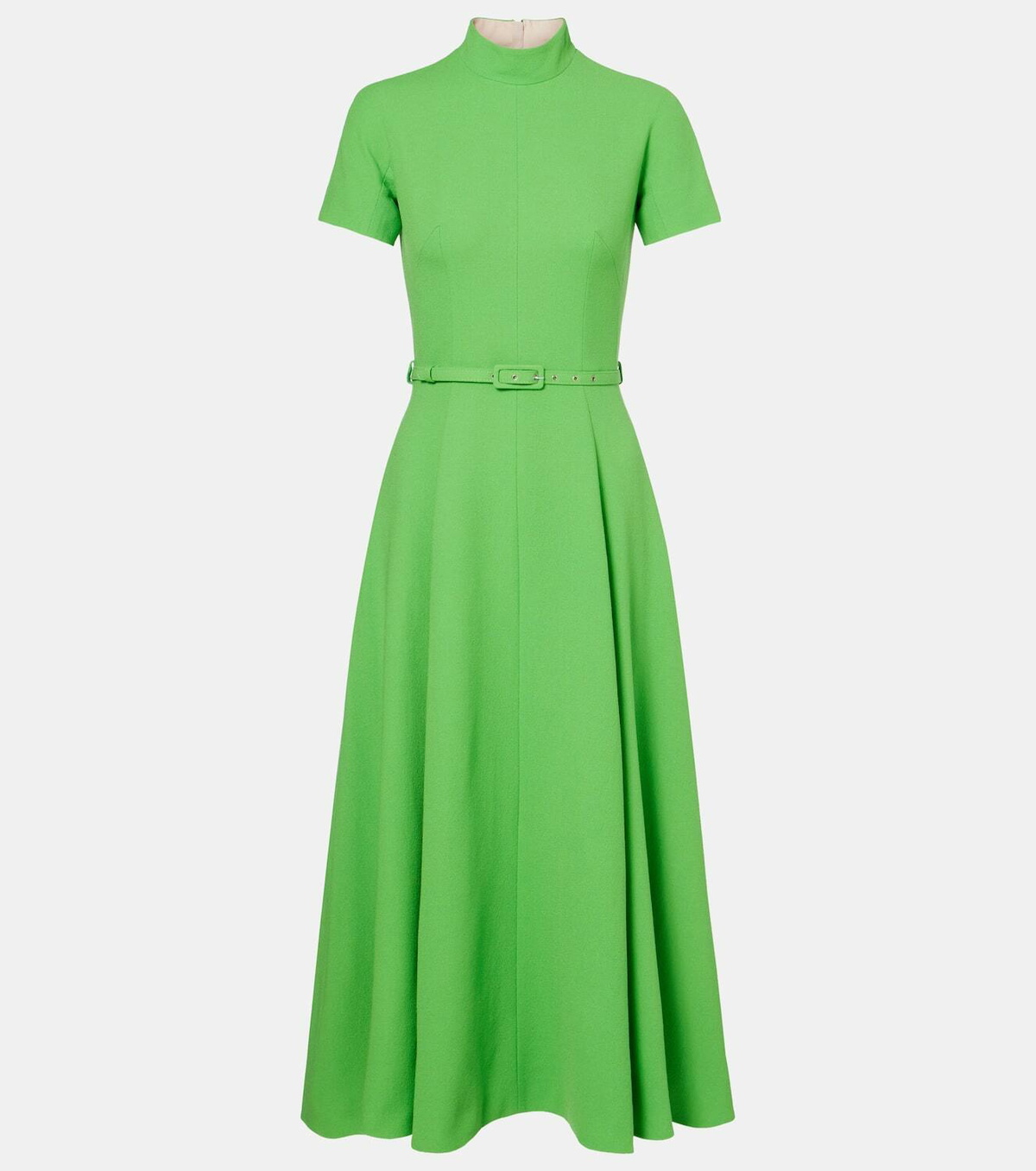 Emilia Wickstead Camilla belted wool midi dress