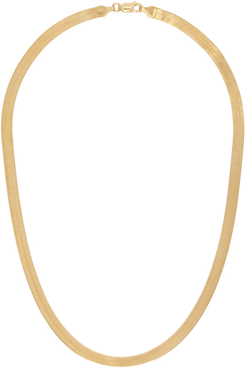Ernest W. Baker Gold Snake Chain Necklace