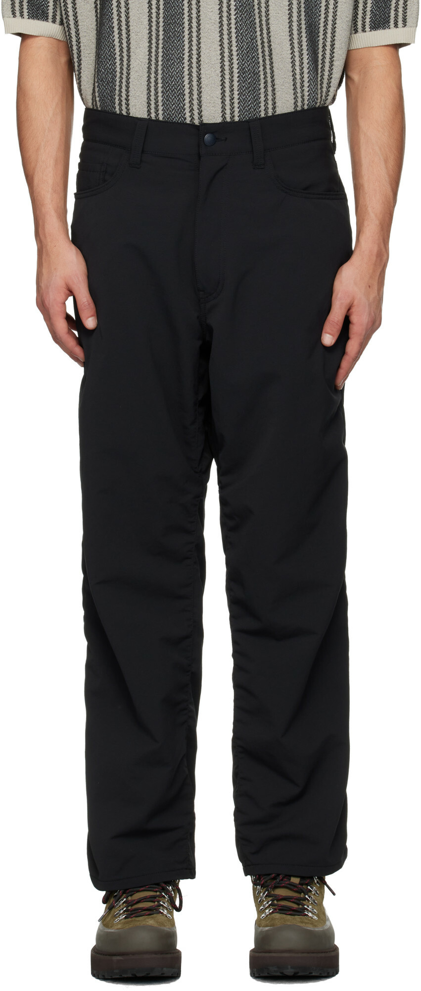 nanamica Black OOAL ALPHADRY 5Pocket Trousers