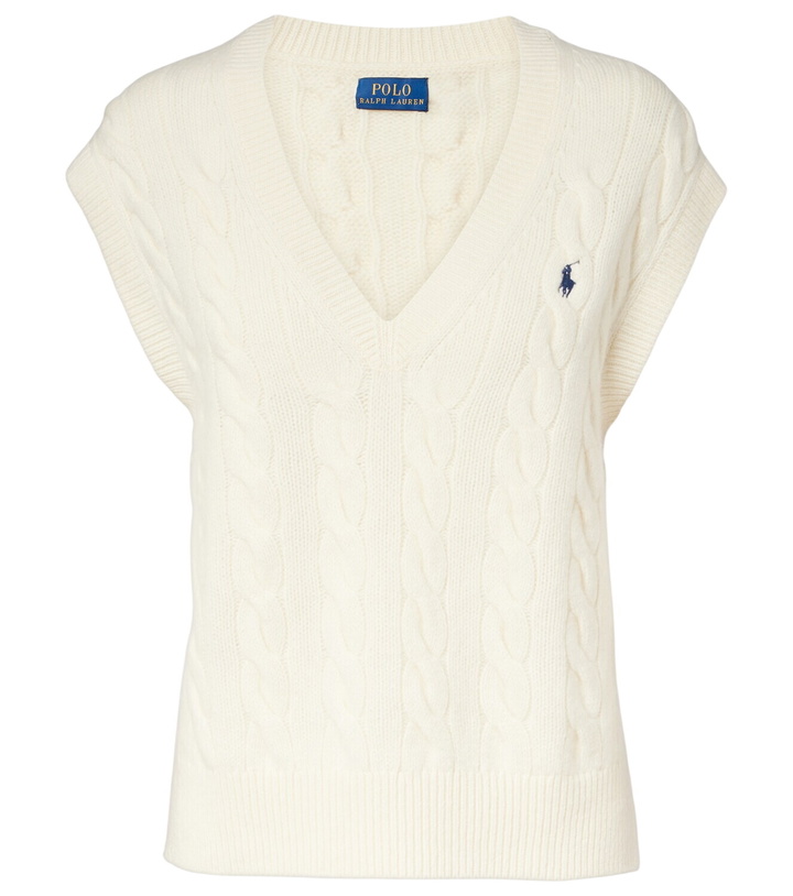 Photo: Polo Ralph Lauren Cable-knit wool and cashmere vest