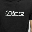 Alltimers Men's Broadway Puffy Logo T-Shirt in Black