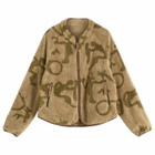 KA_YO_Prototype Men's Petroglyph Fleece Jacket in Mole