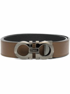 FERRAGAMO - Gancini Leather Reversbile Belt