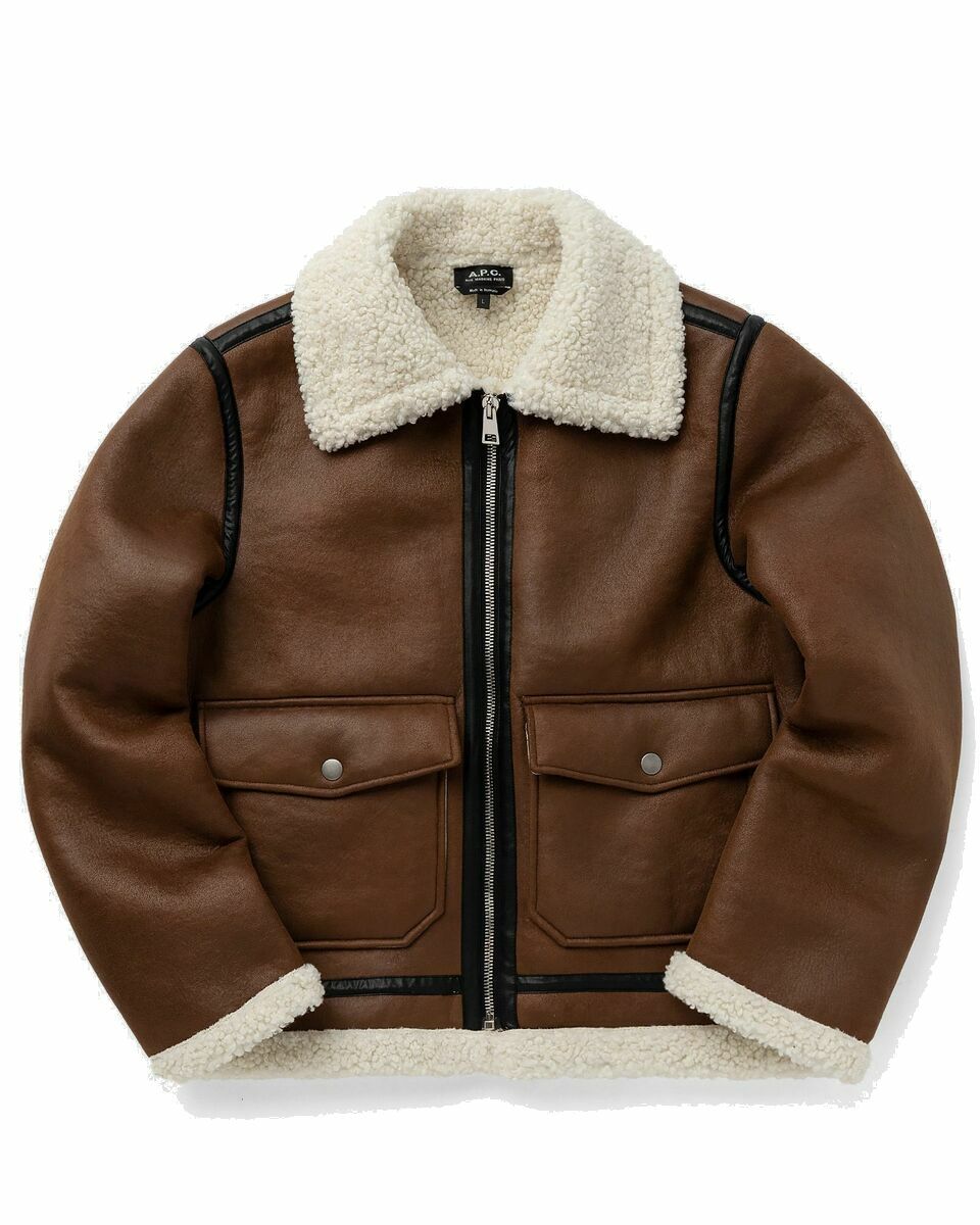 Photo: A.P.C. Blouson Tommy Brown - Mens - Bomber Jackets