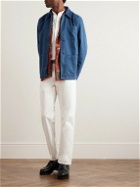 Kingsman - Grandad-Collar Linen Shirt - White