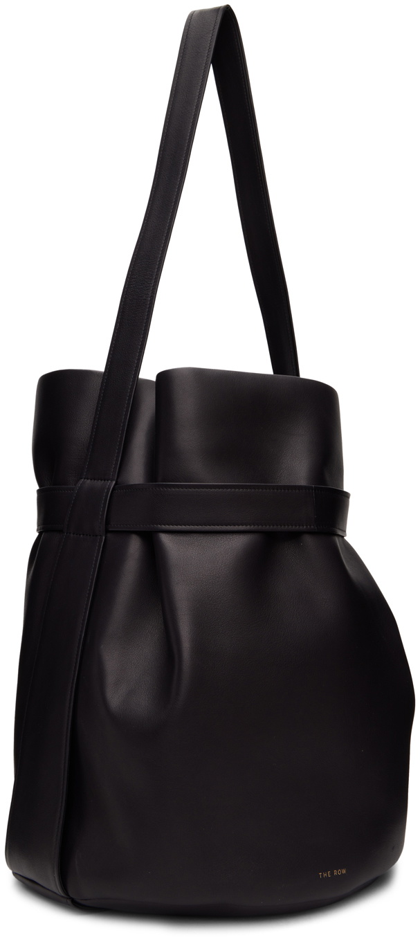 The Row Black Large Leo Bucket Bag The Row