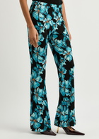 Diane Von Furstenberg Brooklyn Floral-print Jersey Trousers Multicoloured