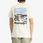 Napapijri Men's Geographic Back Print T-Shirt in White Whisper