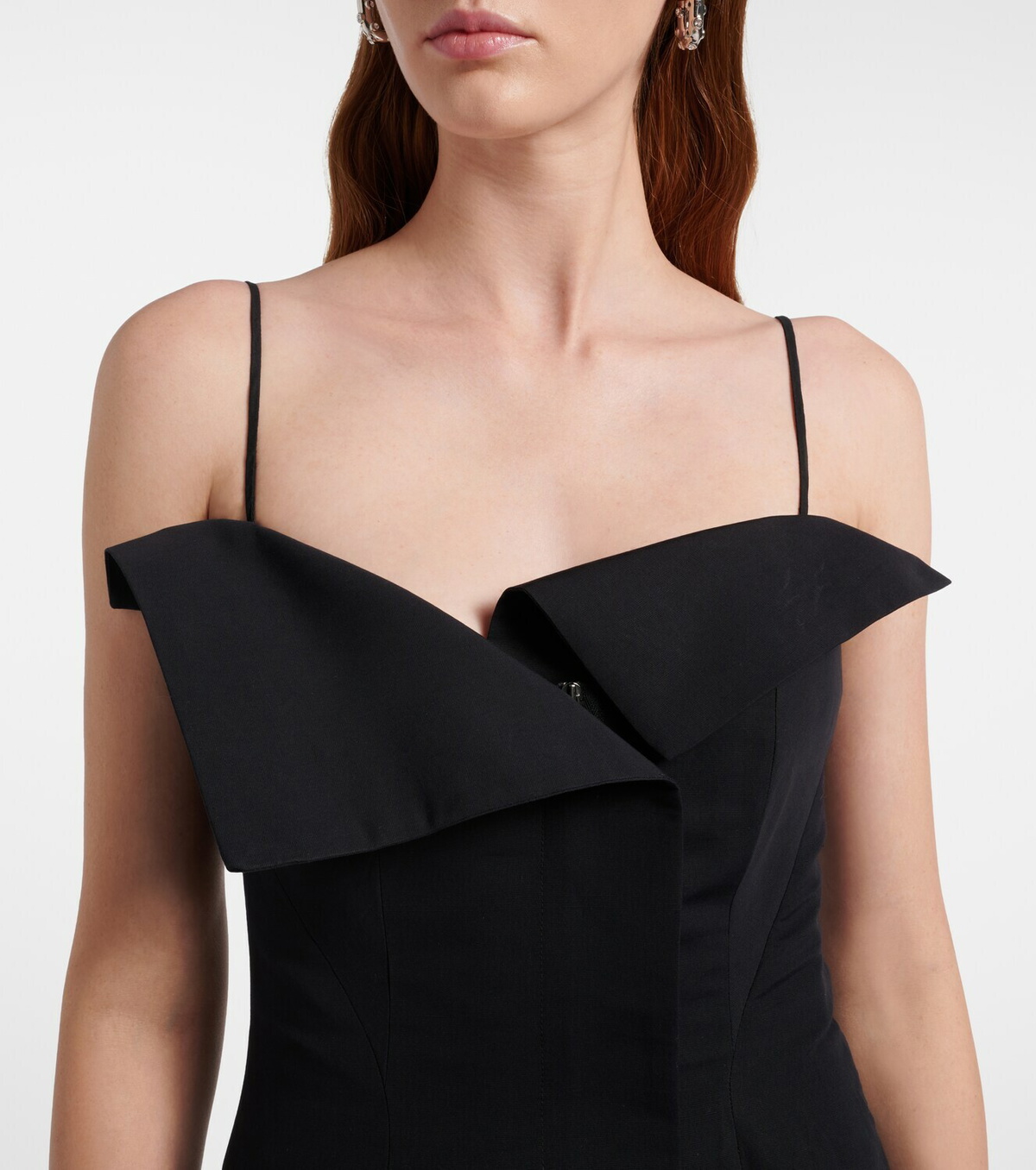 Fforme Skylar cotton and silk midi dress
