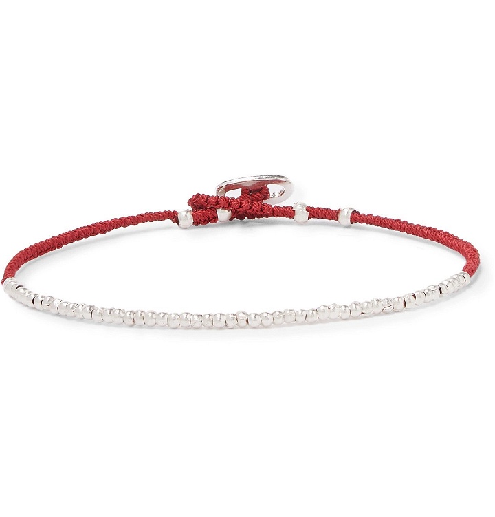 Photo: Mikia - Beaded Cord Bracelet - Red