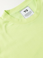 Y-3 - Logo-Print Cotton-Jersey T-Shirt - Yellow