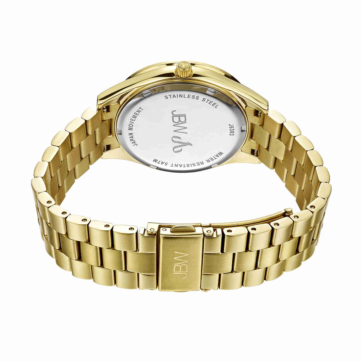 JBW Mondrian Green Diamond Dial 18kt Gold-plated Ladies Watch J6303E