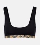 Burberry Burberry Check bikini top
