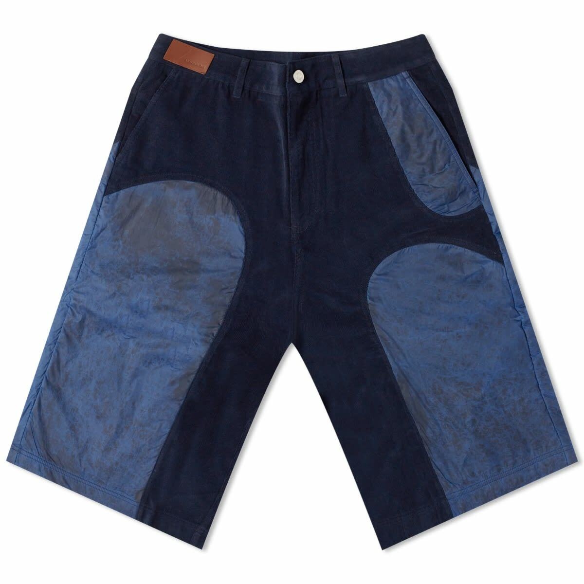 Photo: Andersson Bell Men's Corduroy Panel Shorts in Navy