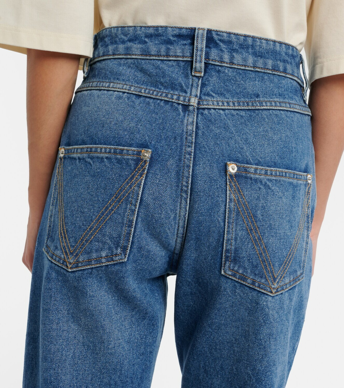 Bottega Veneta High-rise straight jeans