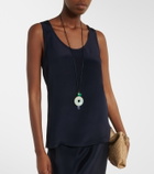 Max Mara Silk crêpe de chine tank top