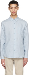 Vince Blue Patch Pocket Shirt