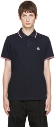 Moncler Navy Patch Polo