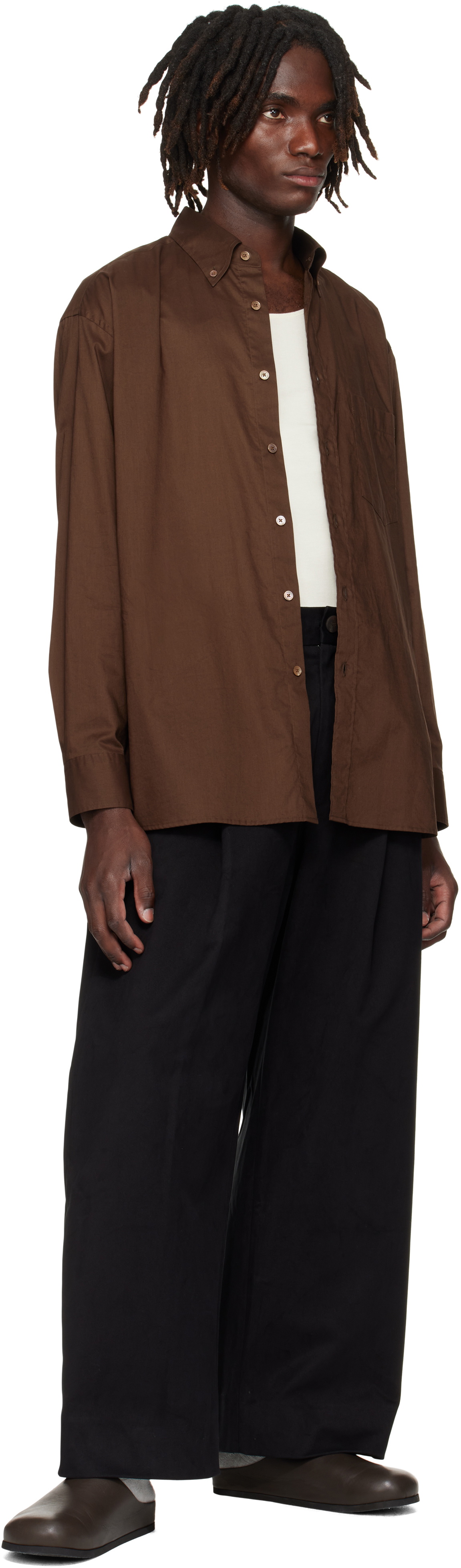Studio Nicholson Black Sorte Trousers Studio Nicholson