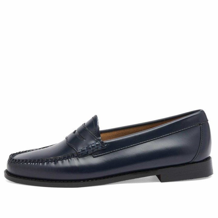 Photo: Bass Weejuns Women's Penny Loafer in Navy Leather