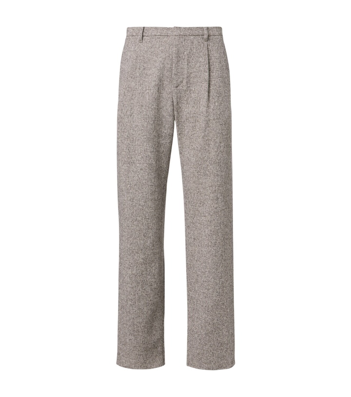 Photo: Agnona Wool-blend straight pants