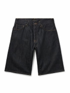 Nudie Jeans - Zeb Wide-Leg Organic Denim Shorts - Blue