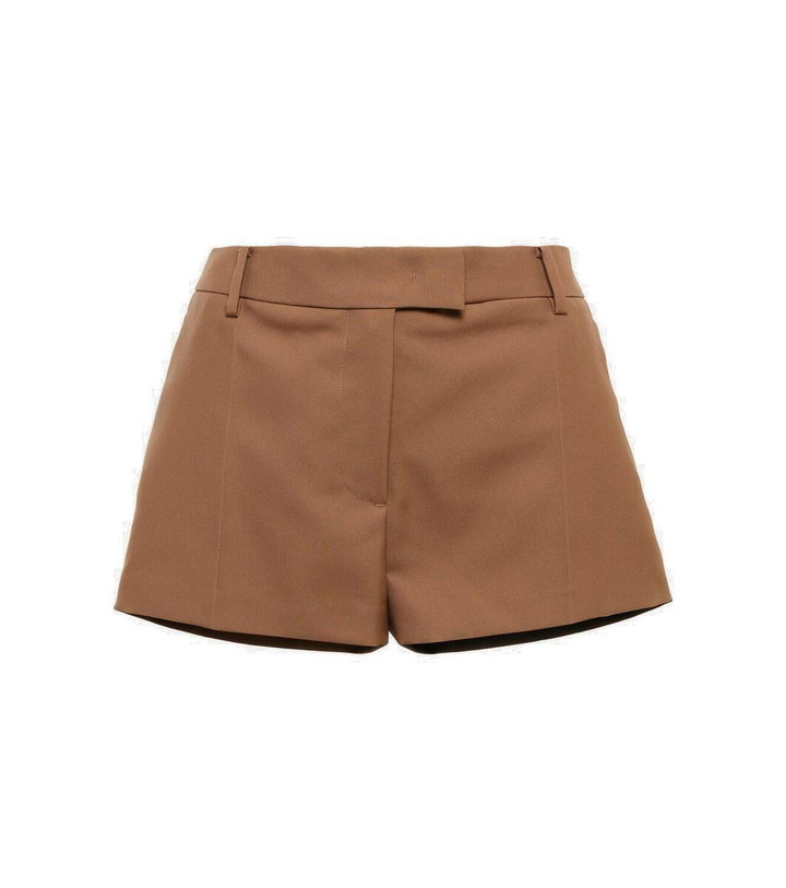 Photo: Valentino Gabardine mid-rise shorts