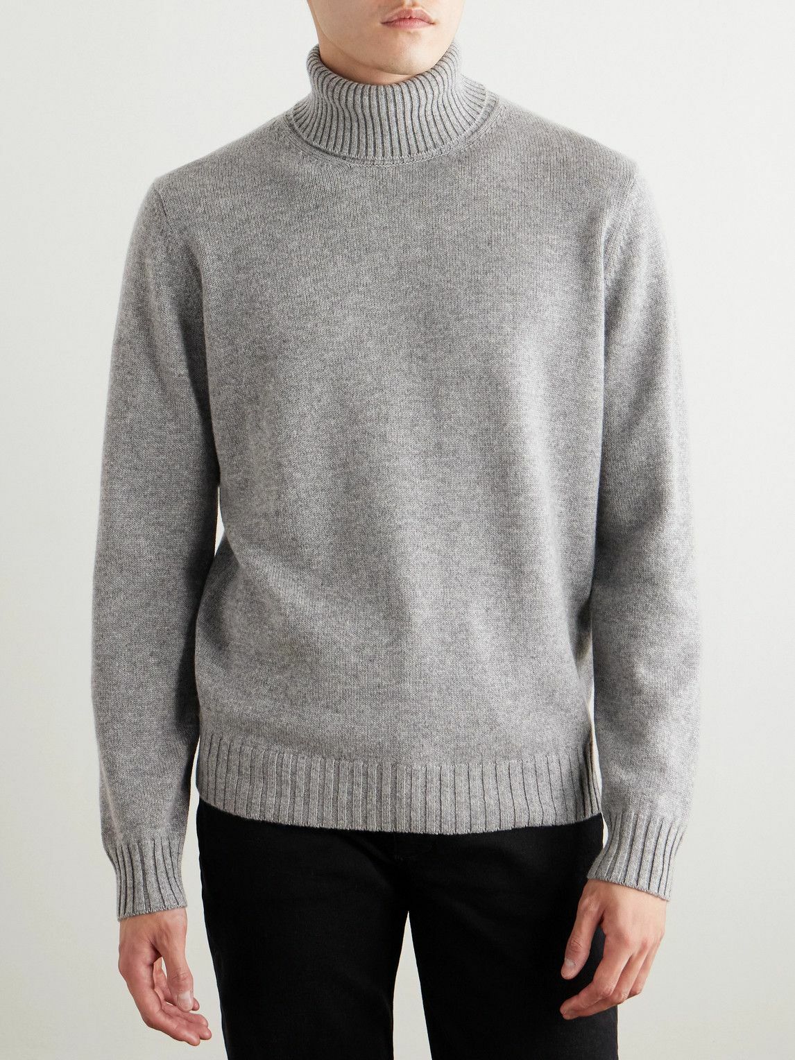 Thom Sweeney - Cashmere Rollneck Sweater - Gray