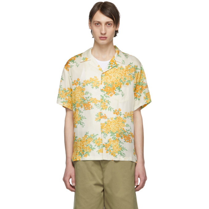 Photo: John Elliott Off-White Bougainvillea Bowling Short Sleeve Shirt