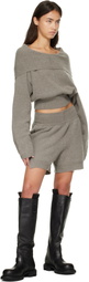 Rick Owens Gray Tower Pull Hoodie