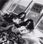 Sonic Editions - Framed 1969 John and Yoko Bed Protest Print, 16" x 20" - Black