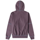 Awake NY Contrast Stitch Logo Hoody in Aubergine