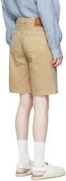 Jacquemus Beige Denim 'Le Short De Nimes' Shorts