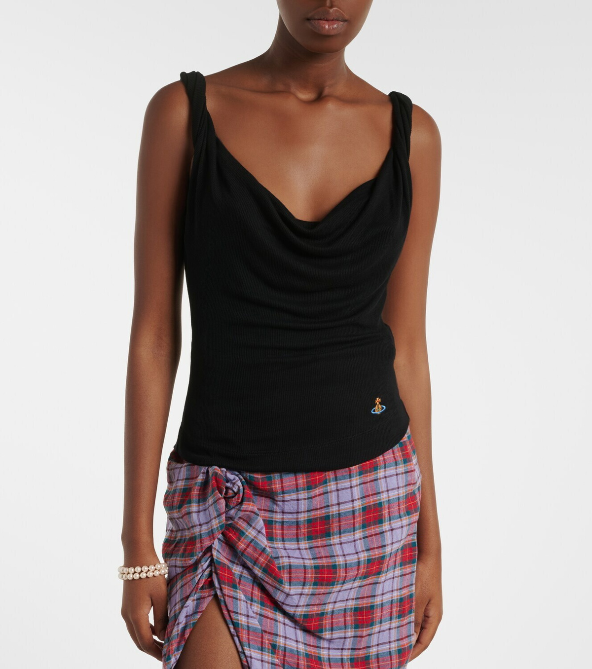 Vivienne Westwood Anna ribbed-knit tank top