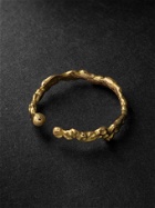 Healers Fine Jewelry - Small Hammered Gold Ear Cuff