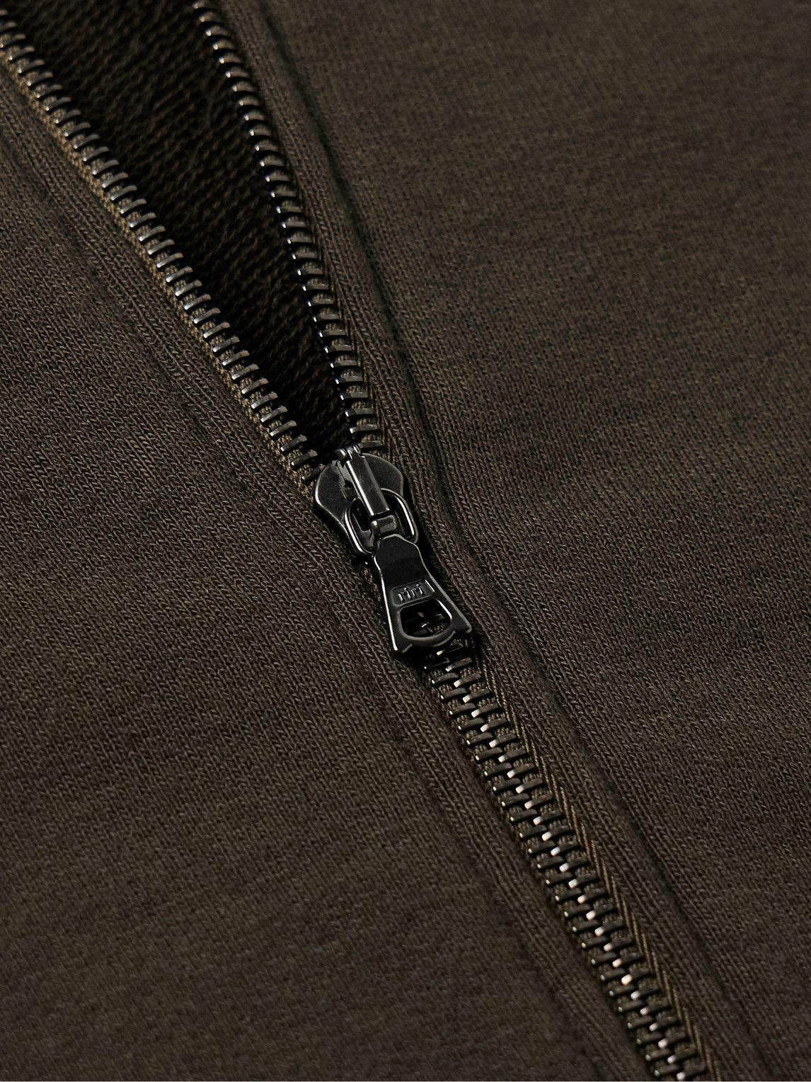 The Row - Roki Cotton and Cashmere-Blend Jersey Zip-Up Hoodie - Brown