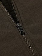 The Row - Roki Cotton and Cashmere-Blend Jersey Zip-Up Hoodie - Brown