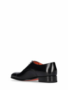 SANTONI Racer Leather Derby Shoes