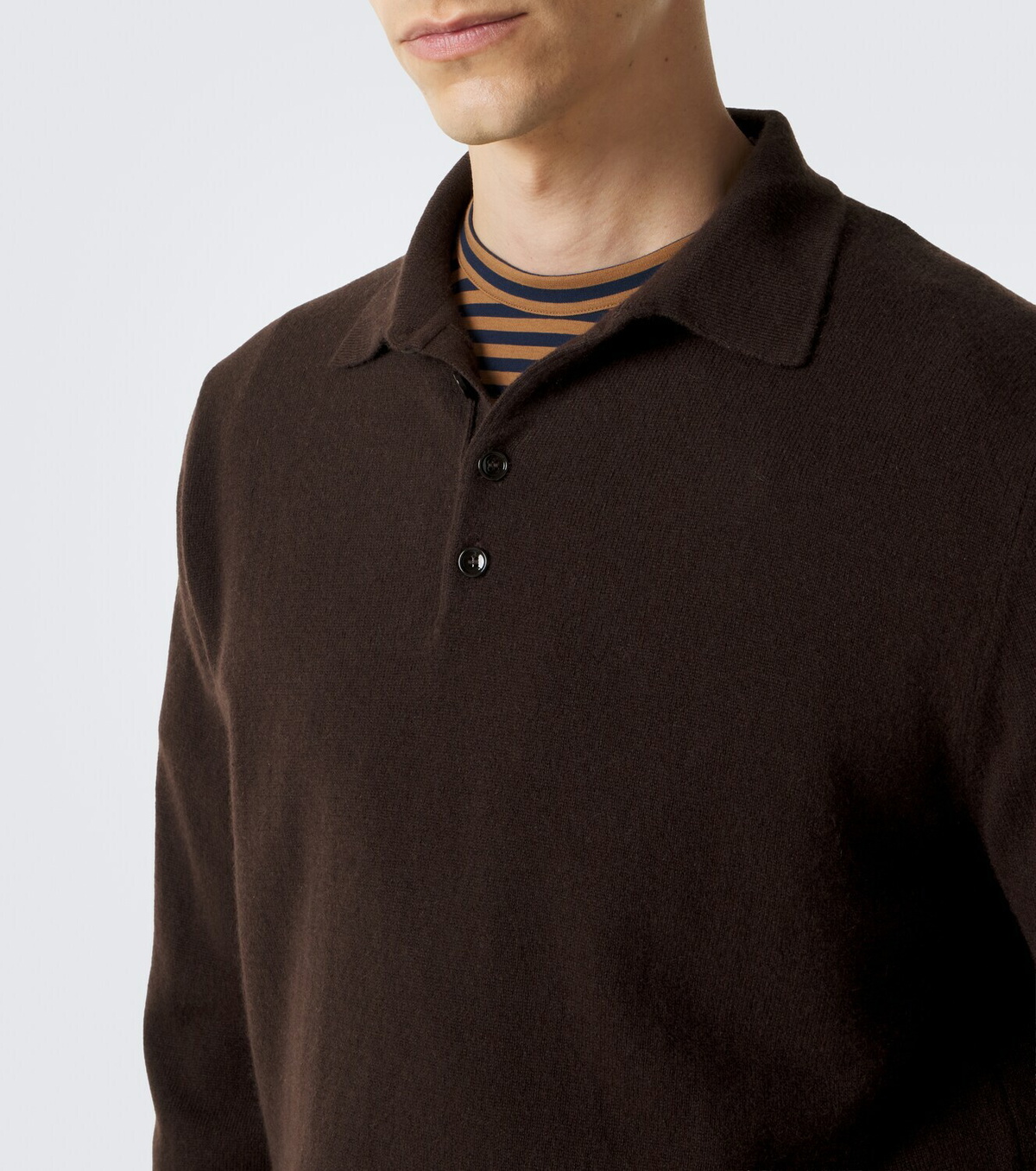 Allude Cashmere polo sweater