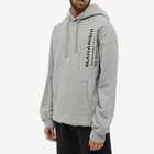 Maharishi Men's MILTYPE Embroidery Hoody in GreyMarl