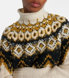 Proenza Schouler Lizzy fair isle cotton turtleneck sweater