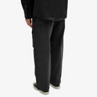 Acne Studios Men's Prudento Cotton Ripstop Pants in Black