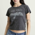 Maison Margiela Women's Bird Fitted T-Shirt in Dark Grey Melange