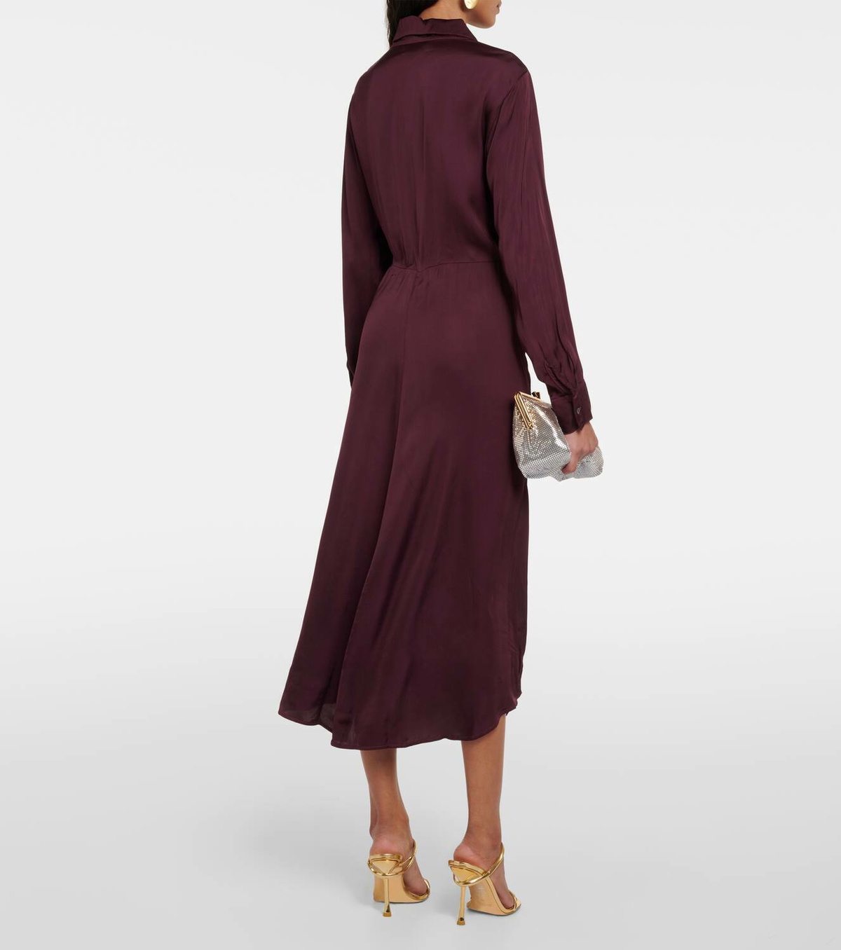 MTO - Bettie Dress in Midnight Black Linen main image 1