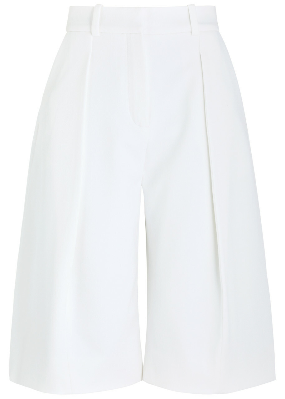 Jacquemus Le Bermuda Amalfi Crepe Shorts White