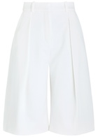 Jacquemus Le Bermuda Amalfi Crepe Shorts White