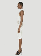 DI PETSA Wet Look Mini Dress