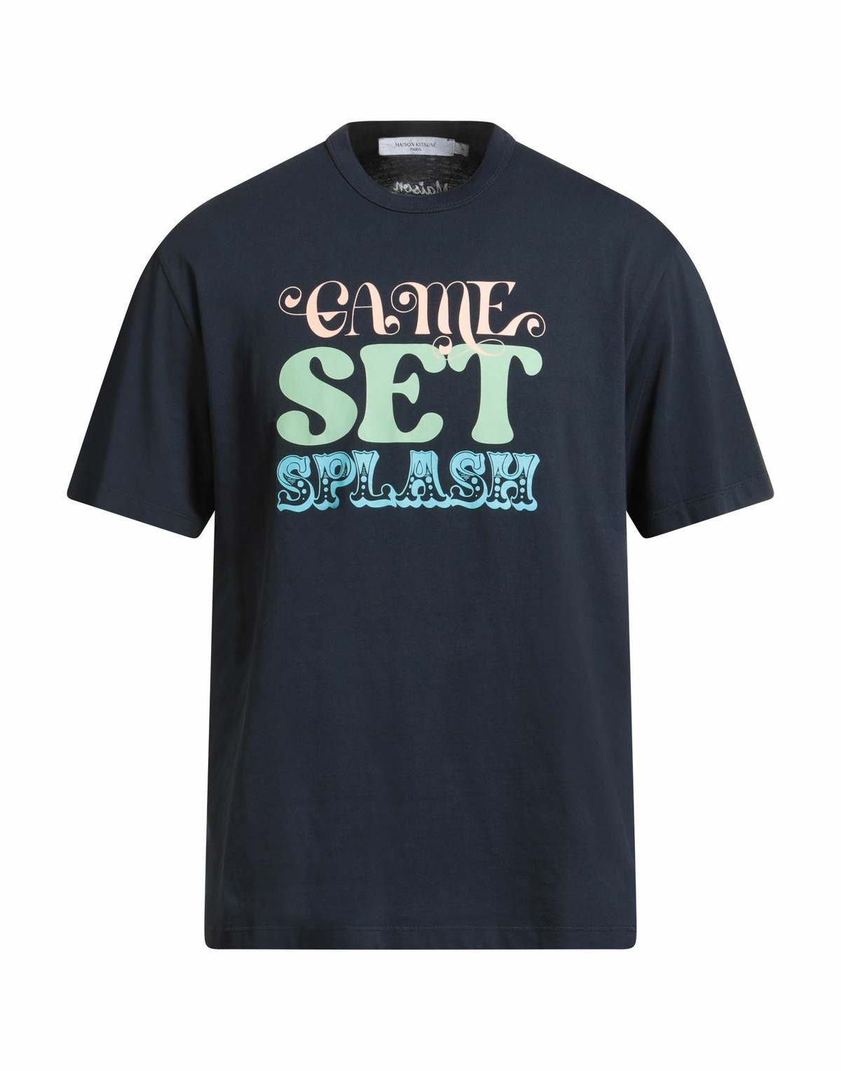 Maison Kitsuné Mens T-shirt in Navy